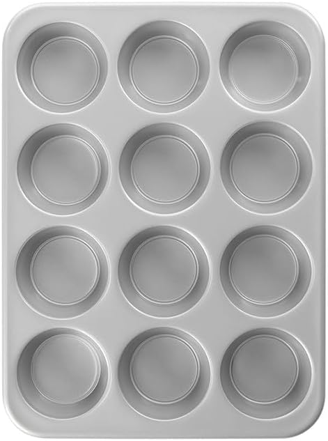 Nordic Ware Brilliant™ Colorful Bakeware 12 Cavity Muffin Pan, Nonstick made without PFAS or PTFE for safe cooking; Reinforced steel rim prevents warping - Image 6