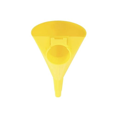 Eagle Plastic Funnel for Type I Metal Safety Cans, 5"x 7"x 12", Made of Chemically Resistant High-Density Polyethylene, Yellow, Made in the USA, F15FUN (Pack of 2) - Image 3