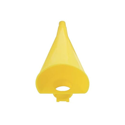Eagle Plastic Funnel for Type I Metal Safety Cans, 5"x 7"x 12", Made of Chemically Resistant High-Density Polyethylene, Yellow, Made in the USA, F15FUN (Pack of 2) - Image 4