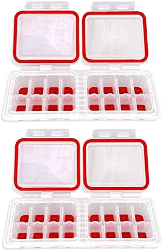 IceTopper Plus Ice Cube Tray with 2 Attached Lids - Easy Release Ice Cube Molds, 16 Cubes per Tray, Stackable & Dishwasher Safe, 100% Food Grade Silicone, BPA Free & Recyclable (2 Pack)