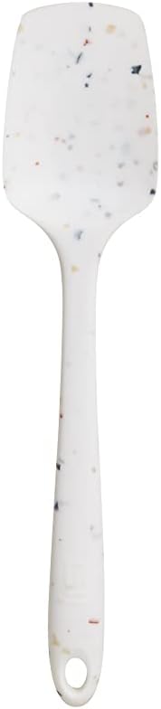 GIR: Get It Right Silicone Spoonula - Non-Stick Heat Resistant Silicone Scraper Spatula for Mixing, Serving, Scraping, Stirring, and More - 11 Inch, Studio White