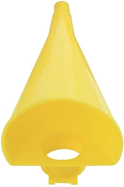 Eagle Plastic Funnel for Type I Metal Safety Cans, 5"x 7"x 12", Made of Chemically Resistant High-Density Polyethylene, Yellow, Made in the USA, F15FUN - Image 8