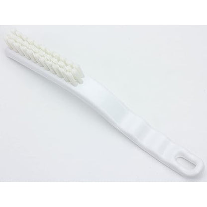SPARTA Detail Brush Grout Brush, Crevice Brush with Hanging Hole for Bathroom, Kitchens, Countertop, Plastic, 9 Inches, White, (Pack of 6)