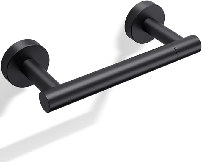 Day Moon™ - Toilet Paper Holder - Modern Roll Holder for Bathroom - 1 Pack - Wall Mount - Classic, Black by DayMoonDesigns