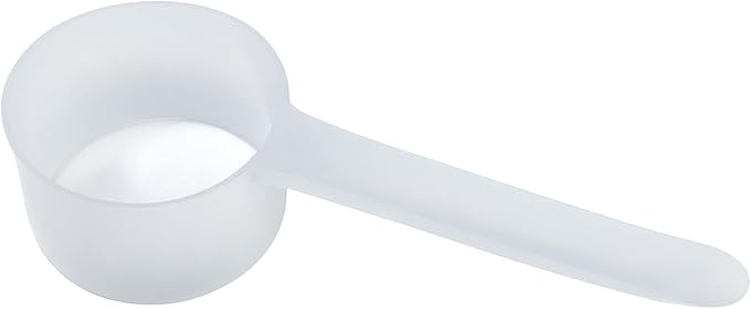 1/4 Cup (4 Tablespoon | 2 Oz. | 60 mL) Long Handle Plastic Measuring Scoop for Coffee, Protein Powder, Pet Food, Spices, Grains, Dry Goods – Food-Grade BPA-Free (Pack of 1) by Supplement+and+Supply