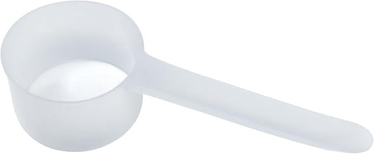 1/4 Cup (4 Tablespoon | 2 Oz. | 60 mL) Long Handle Plastic Measuring Scoop for Coffee, Protein Powder, Pet Food, Spices, Grains, Dry Goods – Food-Grade BPA-Free (Pack of 1) by Supplement+and+Supply