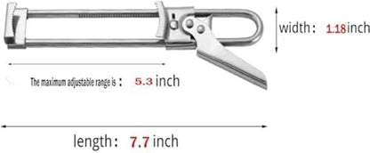 zengxiaoyun Master Jar & Bottle Opener, Adjustable Multifunctional Stainless Steel Can Opener Jar Lid Gripper, Manual,Kitchen Accessories（2Pcs） - Image 6