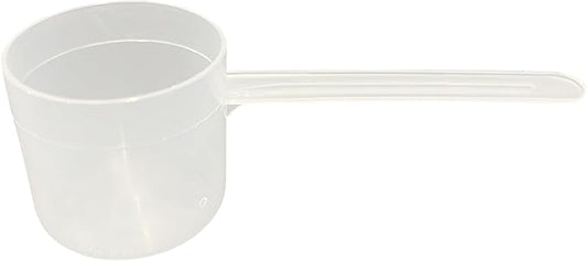 55 mL (55 CC | 1.86 Oz.) Long Handle Plastic Measuring Scoop for Coffee, Protein Powder, Pet Food, Spices, Grains, Dry Goods – Food-Grade BPA-Free (Pack of 1) by Supplement+and+Supply