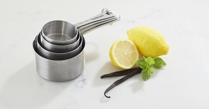 Cuisinart CTG-00-SMC Stainless Steel Measuring Cups, Set of 4,Silver - Image 2