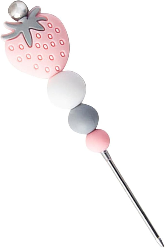 Icing Pin, Scriber Needle for Cake Decorating Strawberry Beaded Cookie Decoration Pin Professional Sugar Stir Pin for Baker