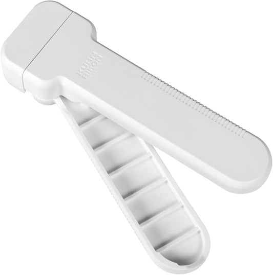 Kuhn Rikon Compact Jar Opener – Easy Grip Adjustable Lid Remover for All Jar Sizes, Ergonomic & Arthritis-Friendly Kitchen Tool, Swiss-Engineered Design