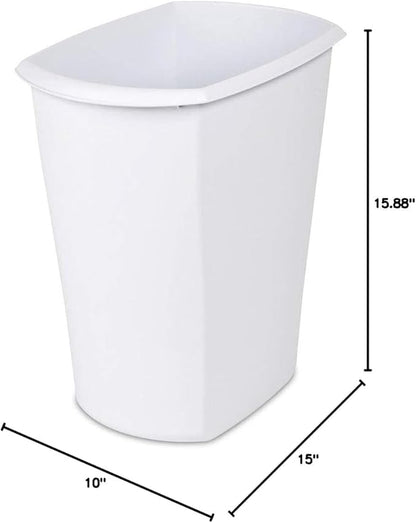 STERILITE 10528006 White Waste Can