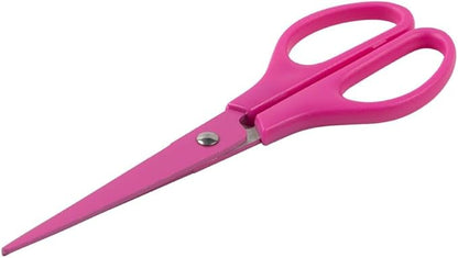 JAM PAPER Arts & Crafts Scissors - 6 3/4 Inch - Fuchsia Pink - Ergonomic Handle & Stainless Steel Pointed Tip Blades - Sold Individually - Image 4