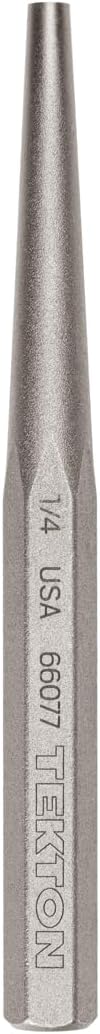 TEKTON 1/4 Inch Solid Punch | 66077 | Made in USA