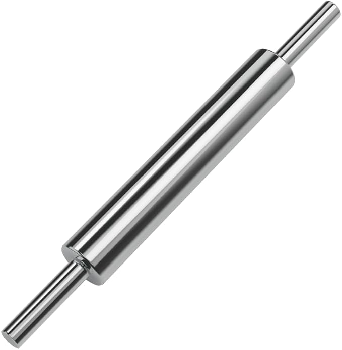 Rolling Pin (17 Inches) –304 Stainless Steel Roll Pins for Baking Pizza Dough Pie Cookie-Dough Roller& Smooth Construction - Essential Kitchen Utensil by StarlinkAccessoriesAirVentRollingPinCaptureCardConverter