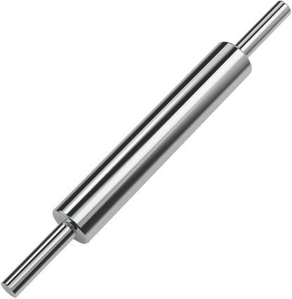 Rolling Pin (17 Inches) –304 Stainless Steel Roll Pins for Baking Pizza Dough Pie Cookie-Dough Roller& Smooth Construction - Essential Kitchen Utensil by StarlinkAccessoriesAirVentRollingPinCaptureCardConverter