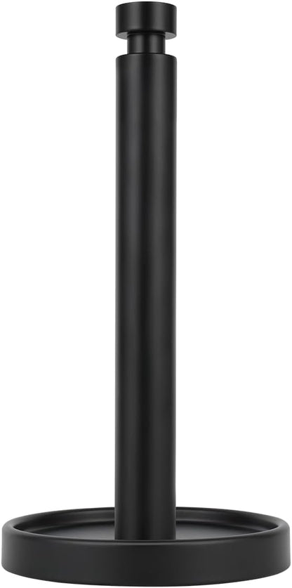 Ivilon Countertop Paper Towel Holder - Steady and Easy Tear - Fits All Paper Towel Rolls - Black by Ivilon