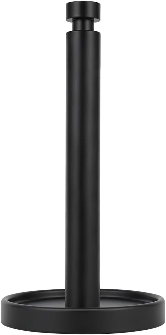 Ivilon Countertop Paper Towel Holder - Steady and Easy Tear - Fits All Paper Towel Rolls - Black by Ivilon