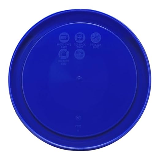 Pyrex Light Blue 4 Cup Round Storage Cover #7201-PC for Glass Bowls - 2 Pack - Image 3
