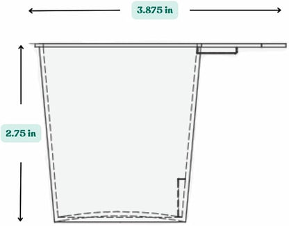 3/4 Cup (6 Oz. | 175 mL) Short Handle Scoop for Coffee, Protein Powder, Pet Food, Spices, Grains and Dry Goods – Plastic Food-Grade, BPA-Free Measuring Cup (Pack of 25) - Image 2