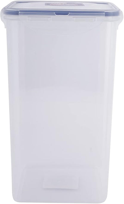 LOCK & LOCK Easy Essentials Food lids/Pantry Storage/Airtight containers, BPA Free, Square-16.9 Cup-for Chips, Clear