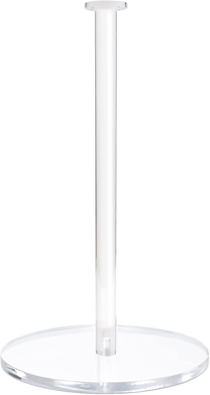 Acrylic Paper Towel Holder, Paper Towel Stand for Countertop, Clear by Bigfety