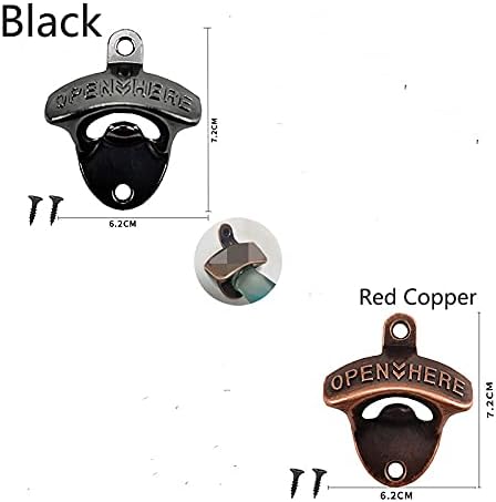Beer bottle openers Cast Iron wall mounted bottle opener(Set of 2With screws) - Image 5