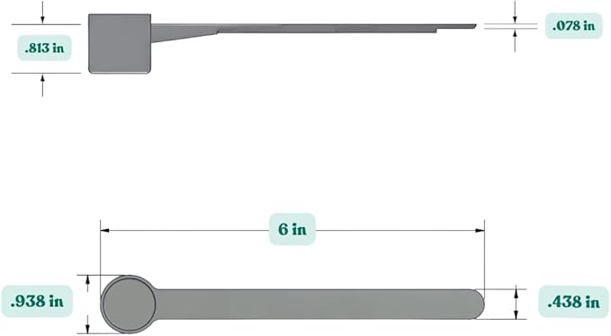6.5 mL (6.5 CC) Long Handle Plastic Measuring Spoon for Coffee, Protein Powder, Pet Food, Spices, Grains, Dry Goods – Food-Grade BPA-Free (Pack of 10) - Image 2