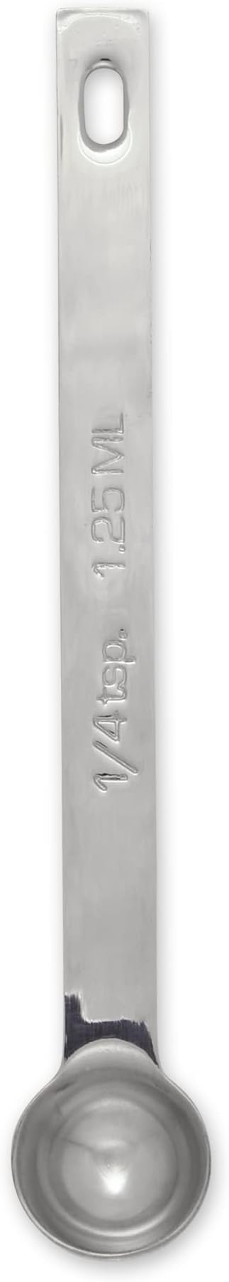 RSVP International Endurance Kitchen Collection Open Stock Measuring Spoon, Stainless Steel, Dishwasher Safe, 0.25-Teaspoon by RSVPInternational