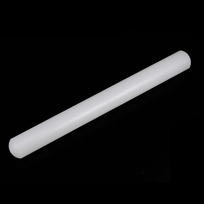 HARFINGTON Fondant Rolling Pin PP 45cm x 2.5cm Non Stick for Baking White