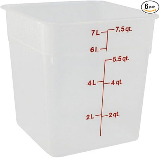 Cambro (8SFSPP190 8 qt Polypropylene Food Storage Container - CamSquare by CambroManufacturing