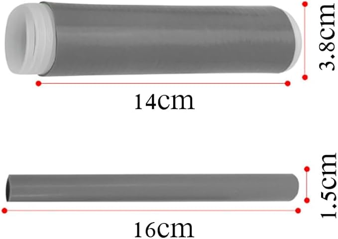 2 Pcs Heat-Resistant Pot Handle Silicone Cover, Non-Slip Pan Handle Sleeve, Easy to Install and Clean, for Cast Iron Skillet, Frying Pan (grey, M)