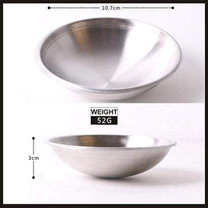 304 Stainless Steel Single Ladle Holder Vertical Spoon Rest Cooking Utensils Stand with 4.3 inch bowl