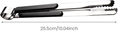 4pcs Stainless Steel Kitchen Tongs, Serving Tongs for Cooking, Non-Slip Easy Grip Handle Food Tongs, for Cooking, Camping BBQ, Serving, Heat Resistant, Food Grade Tongs - Image 2