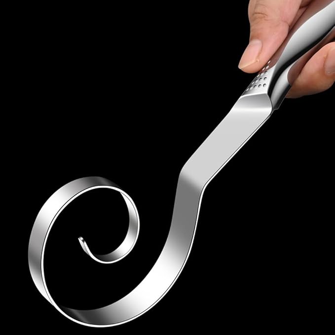 Seamless Danish Dough Whisk -10" Stainless Steel Dutch Bread Dough Whisk Tool for Sourdough Bread Baking, Whisking, Pizza, Pastry, Cake Batter, Biscuits,Dishwasher Safe - Image 5