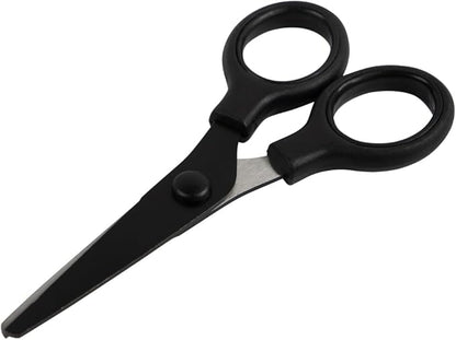 JAM PAPER Multi-Purpose Mini Scissors - 5 Inch - Black - Soft Grip & Stainless Steel Precision Blades - Sold Individually - Image 4