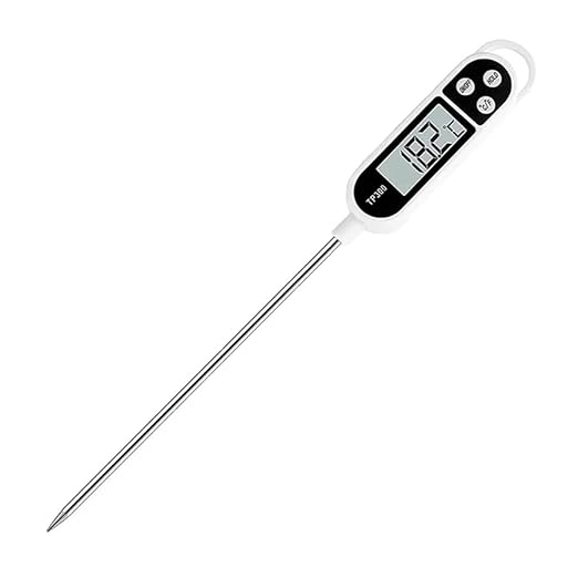 Candy Thermometer Digital Instant Read for Meat Kitchen Cooking Food Oil Deep Fry BBQ Grill Smoker (1, 9.4in) by BAEMEFLE