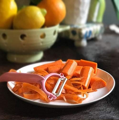 Kyocera Advanced Ceramic Horizontal Y Peeler, Pink - Image 3