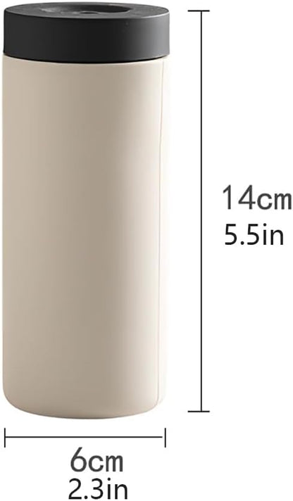 Silicone Dishwashing Soap Dispenser, Dish Soap Squeeze Bottle for Kitchen and Bathroom (Light Gray) - Image 2