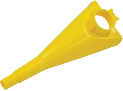Eagle Plastic Funnel for Type I Metal Safety Cans, 5"x 7"x 12", Made of Chemically Resistant High-Density Polyethylene, Yellow, Made in the USA, F15FUN - Image 2