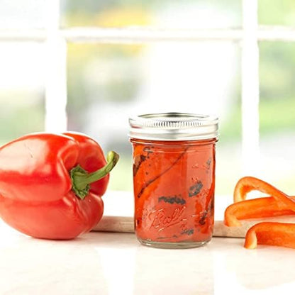 Ball Regular Mouth Mason Jars with Lids & Bands, Half Pint, 8-oz (2-Pack) - Image 6