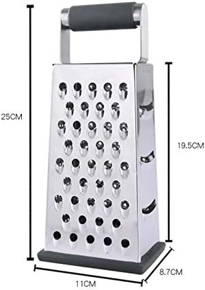 Vertical Stainless Steel Grating Four-sided Boxed Grater For Cucumbers, Carrots And Cheese, Grater, Melon, Planing, Potato, Planer, Non-slip Handle, Peeler - Image 5