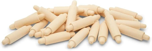 Wooden Mini Rolling Pin, 1-1/2 inches, Pack of 100, Perfect for Scrapbook Projects, Miniatures, Party Decor, and Crafts, by Woodpeckers by Woodpeckers