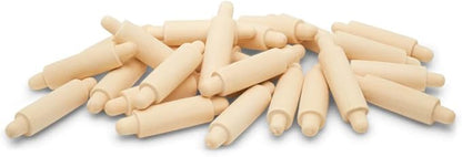 Wooden Mini Rolling Pin, 1-1/2 inches, Pack of 50, Perfect for Scrapbook Projects, Miniatures, Party Decor, and Crafts, by Woodpeckers by Woodpeckers