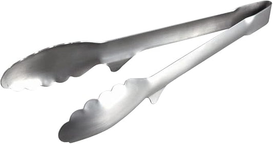 Shimomura Planning Tongs, Total Length 9.4 inches (23.8 cm), Made in Japan, Dishwasher Safe, Floating Tip, Easy to Clean, Fry Cooking, Tabletop Tongs, Stainless Steel, Tsubamesanjo 36292 by %E4%B8%8B%E6%9D%91%E4%BC%81%E8%B2%A9