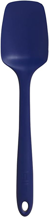 GIR: Get It Right Silicone Spoonula - Non-Stick Heat Resistant Silicone Scraper Spatula for Mixing, Serving, Scraping, Stirring, and More - 11 Inch, Navy Blue