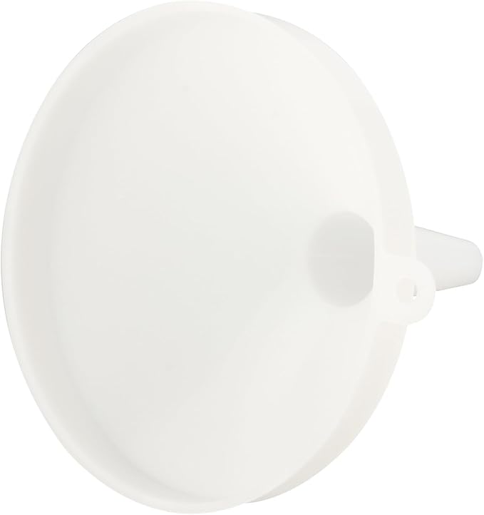 Restaurantware-Met Lux 24-ounce Plastic Funnel, 1 Plastic Funnel - Precise Spout, White Pouring Tool, Wide Spout, For Transferring Ingredients - Image 9