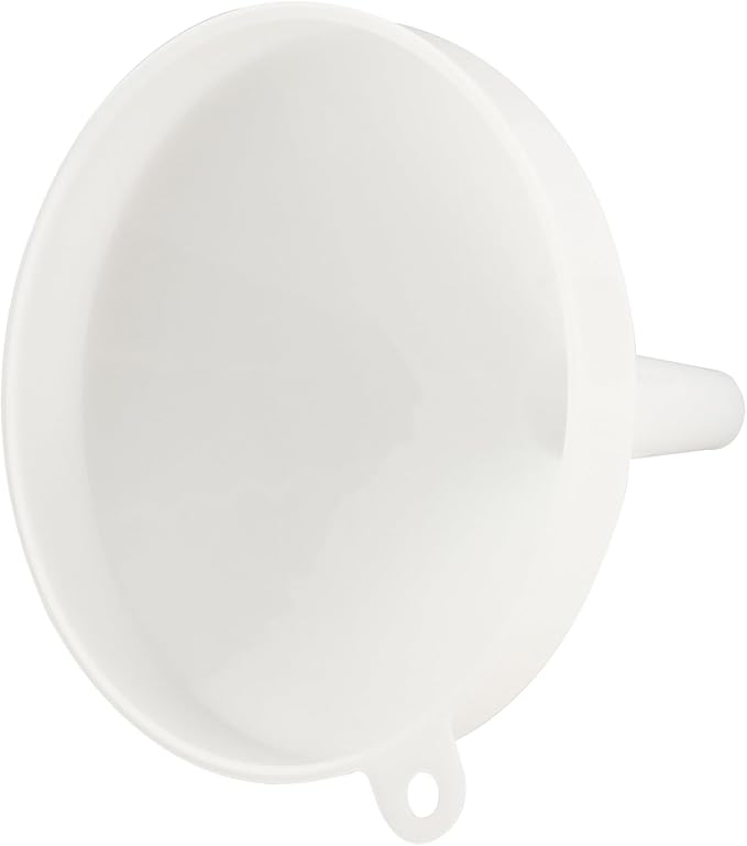 Restaurantware-Met Lux 16-ounce Plastic Funnel, 1 Plastic Funnel - Precise Spout, White Pouring Tool, Wide Spout, For Transferring Ingredients - Image 9
