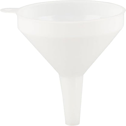 Restaurantware-Met Lux 8-ounce Plastic Funnel, 1 Plastic Funnel - Precise Spout, White Pouring Tool, Wide Spout, For Transferring Ingredients - Image 2