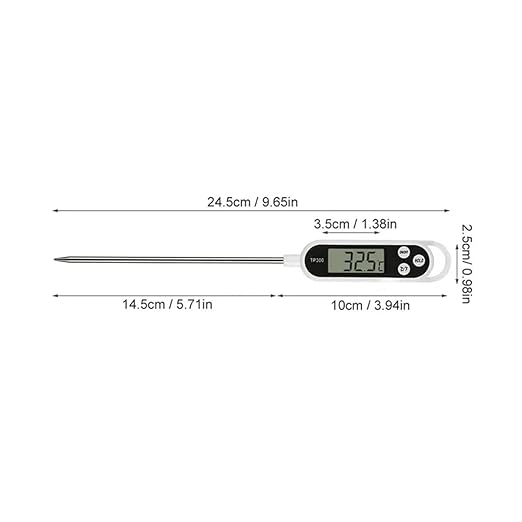4pcs Candy Thermometer Digital Instant Read for Meat Kitchen Cooking Food Oil Deep Fry BBQ Grill Smoker (4, 9.4inch) - Image 4